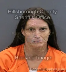 Mugshot of TIA MELISSA AROZ booked in Hillsborough County, Florida on May 14, 2026