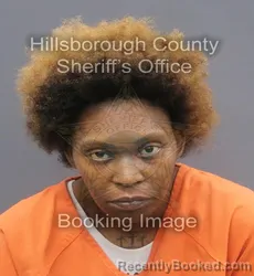 Mugshot of TYRONDA LASHELL ROLLINS booked in Hillsborough County, Florida on May 16, 2026