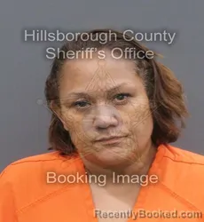 Mugshot of CATHERINE TRINIDAD DE JESUS SANTANA booked in Hillsborough County, Florida on May 22, 2026