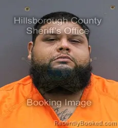Mugshot of CHRISTIAN REYES booked in Hillsborough County, Florida on May 22, 2026