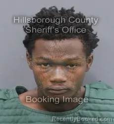 Mugshot of TRAVON DONTE STEWART booked in Hillsborough County, Florida on May 22, 2026