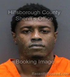 Mugshot of JUDAH ADEBOBOBLA JAWO booked in Hillsborough County, Florida on May 23, 2026