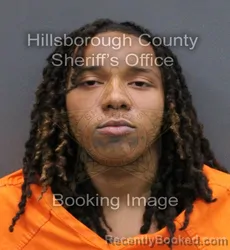 Mugshot of JOHNTAVION BERNARD BERKHALL booked in Hillsborough County, Florida on May 23, 2026