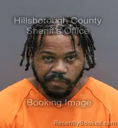 Mugshot of RODDERIOUS JYRELLE JOHNSON booked in Hillsborough County, Florida on May 23, 2026