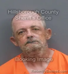 Mugshot of TRACY EUGENE RHOTON booked in Hillsborough County, Florida on May 23, 2026
