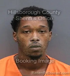 Mugshot of DONTE HARRISON HUNT booked in Hillsborough County, Florida on May 23, 2026