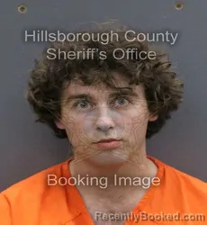 Mugshot of CONNOR KAI BRITTON booked in Hillsborough County, Florida on May 24, 2026