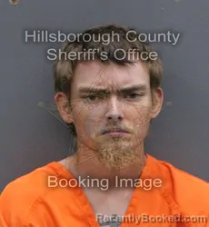 Mugshot of NICHOLAS SHANE ADKINS booked in Hillsborough County, Florida on May 24, 2026