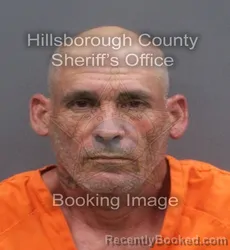 Mugshot of EDUARDO GUILLERMO MOLINA booked in Hillsborough County, Florida on May 25, 2026