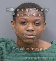 Mugshot of RIHANNA NEVAEH VANCE booked in Hillsborough County, Florida on May 25, 2026