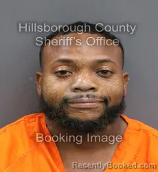 Mugshot of TAHJ ELLIOT MAKANI DENNIE booked in Hillsborough County, Florida on May 25, 2026