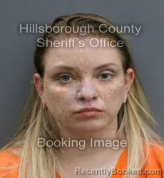 Mugshot of BRITTNEY NICOLE WOOLF booked in Hillsborough County, Florida on May 25, 2026