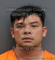 Mugshot of HOANG NGOC DIEU booked in Hillsborough County, Florida on May 25, 2026