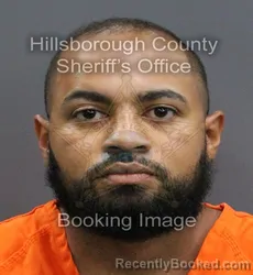 Mugshot of SAMUEL DAVIS booked in Hillsborough County, Florida on May 25, 2026