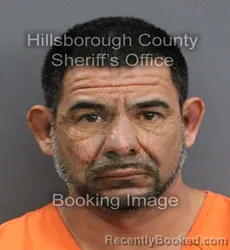 Mugshot of OSVALDO VELA booked in Hillsborough County, Florida on May 25, 2026