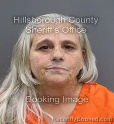 Mugshot of CHRISTINA ANGELINA HUSTA booked in Hillsborough County, Florida on May 25, 2026