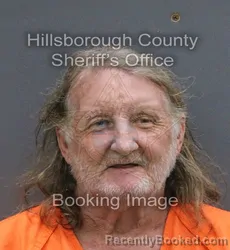 Mugshot of STEVEN M DAVIDSON booked in Hillsborough County, Florida on May 25, 2026