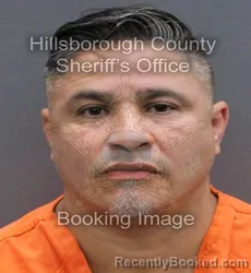 Mugshot of ALBERTO ORELLANA booked in Hillsborough County, Florida on May 26, 2026