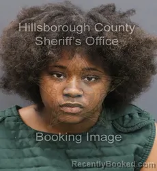 Mugshot of ZARIAH VICTORIA MYLES booked in Hillsborough County, Florida on May 26, 2026