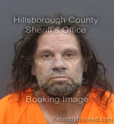 Mugshot of MARK A BURROW booked in Hillsborough County, Florida on May 27, 2026