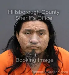 Mugshot of JUAN LEONARDO PEREZ DIAZ booked in Hillsborough County, Florida on May 27, 2026