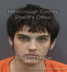 Mugshot of HUNTER CHASE GABEHART booked in Hillsborough County, Florida on May 27, 2026
