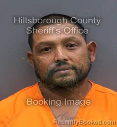 Mugshot of EDWIN OCHOA CALDERON booked in Hillsborough County, Florida on May 27, 2026