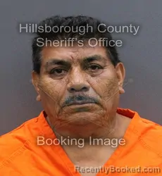 Mugshot of ADALBERTO BELLO booked in Hillsborough County, Florida on May 27, 2026