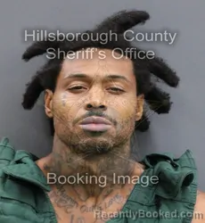 Mugshot of MARQUI MACOY NEWTON booked in Hillsborough County, Florida on May 27, 2026