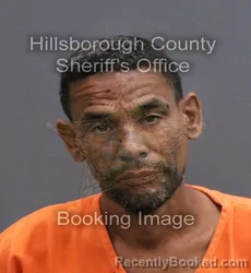Mugshot of FREDDIE ECHEVARRIA booked in Hillsborough County, Florida on May 27, 2026