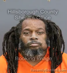 Mugshot of LETERRIAN DEANDRE BROWN booked in Hillsborough County, Florida on May 27, 2026