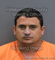 Mugshot of YANKIEL FERRAN VALDES booked in Hillsborough County, Florida on May 28, 2026