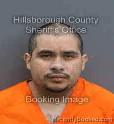 Mugshot of JESUS ALEJANDRO HERRERA RIOS booked in Hillsborough County, Florida on May 28, 2026