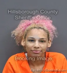 Mugshot of KEARRA ROBERTS booked in Hillsborough County, Florida on May 28, 2026