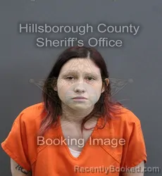 Mugshot of VALERIA CRISTINA NUNEZ QUIROZ booked in Hillsborough County, Florida on May 28, 2026