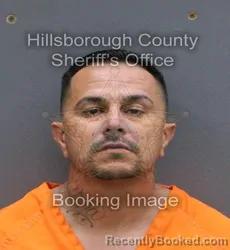 Mugshot of JOSE ALFREDO GARZA booked in Hillsborough County, Florida on May 28, 2026