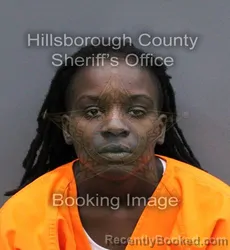 Mugshot of ASHANTI CIERRA MILEY booked in Hillsborough County, Florida on May 28, 2026