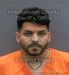 Mugshot of SAUL ANDRES CORONA MORENO booked in Hillsborough County, Florida on May 29, 2026