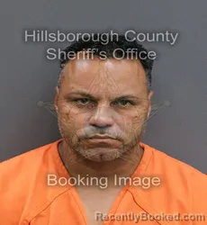 Mugshot of ELIUDER MARZO booked in Hillsborough County, Florida on May 29, 2026