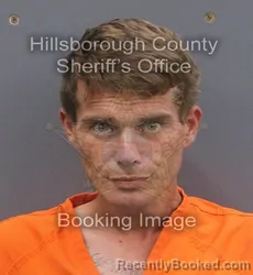 Mugshot of ROBERT LEE III RHOADES booked in Hillsborough County, Florida on May 31, 2026