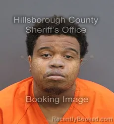 Mugshot of DYJORE CHRISHAWN HOLMES booked in Hillsborough County, Florida on May 31, 2026