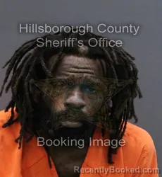 Mugshot of DEONTRE R BAKER booked in Hillsborough County, Florida on May 31, 2026