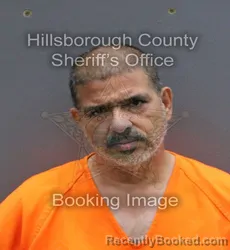 Mugshot of RAFAEL SANDOR CORDERO LEON booked in Hillsborough County, Florida on May 31, 2026
