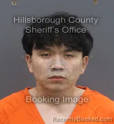 Mugshot of HARRISON HONG booked in Hillsborough County, Florida on May 31, 2026