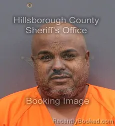 Mugshot of DARIEL GILBERT MERCEDES AZCONA booked in Hillsborough County, Florida on May 31, 2026