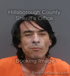 Mugshot of JAVIER ESTEBAN VALENCIA LOZANO booked in Hillsborough County, Florida on May 31, 2026