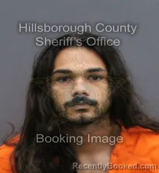 Mugshot of JACOB XAVIER CARRERAS booked in Hillsborough County, Florida on June 1, 2026