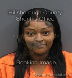 Mugshot of JAYJUANA JAYNISHA SIMMONS booked in Hillsborough County, Florida on June 1, 2026