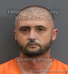 Mugshot of TRAVIS KEITH HART booked in Hillsborough County, Florida on June 3, 2026