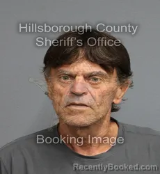 Mugshot of EVERETT ROBERT JONES booked in Hillsborough County, Florida on June 3, 2026